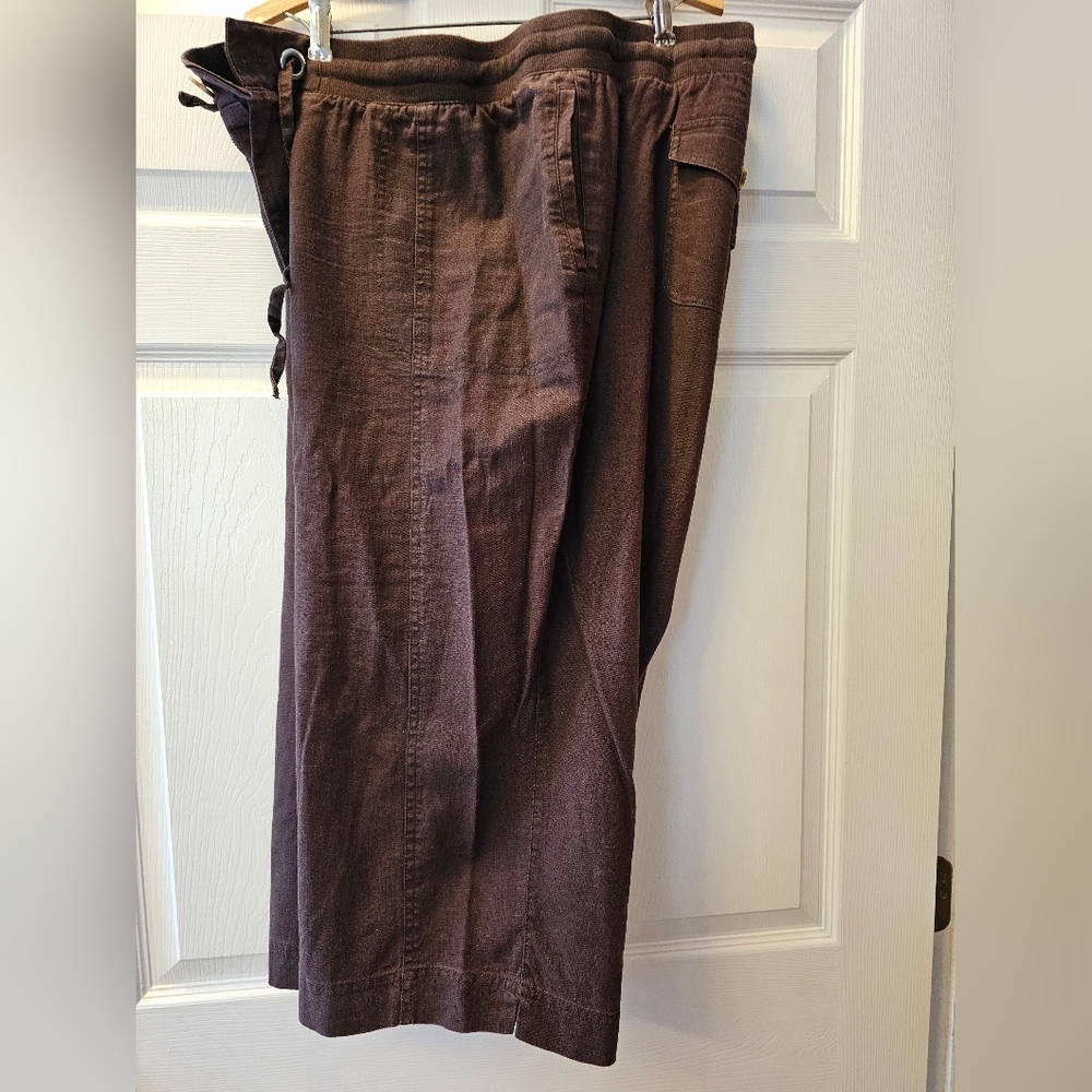 Lane Bryant Women's Dark Brown Capris